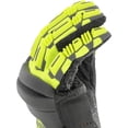 thumbnail image 3 of Size 9 Hi-Viz Yellow M-Pact 2 Armortex TrekDry Full Finger Anti-Vibration Gloves With Extended Neoprene Cuff, Medium (SP2-91-009), 3 of 4