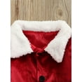 thumbnail image 6 of Gzhioc Toddler Baby Boys Girls Christmas Fall Clothing Set 3 6 12 18 24 Months 2T 3T Santa Claus Long Sleeve Cardigan and Trousers  Hat, 6 of 9