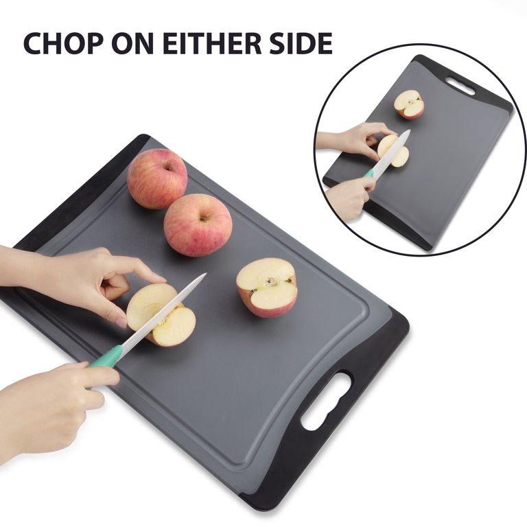 Cibeat Large Plastic Cutting Board Set of 3, Dishwasher Safe