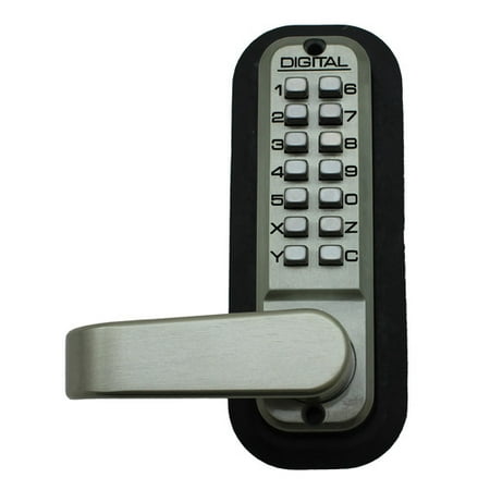 Lockey USA 2835 Passage Door Lever with Double Combination Mechanical Keyless Lock