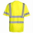 thumbnail image 2 of Rugged Blue Type R Class 3 Hi-Vis Wicking Mesh Short Sleeve T-Shirt, Hi-Vis Yellow, Medium, 2 of 2