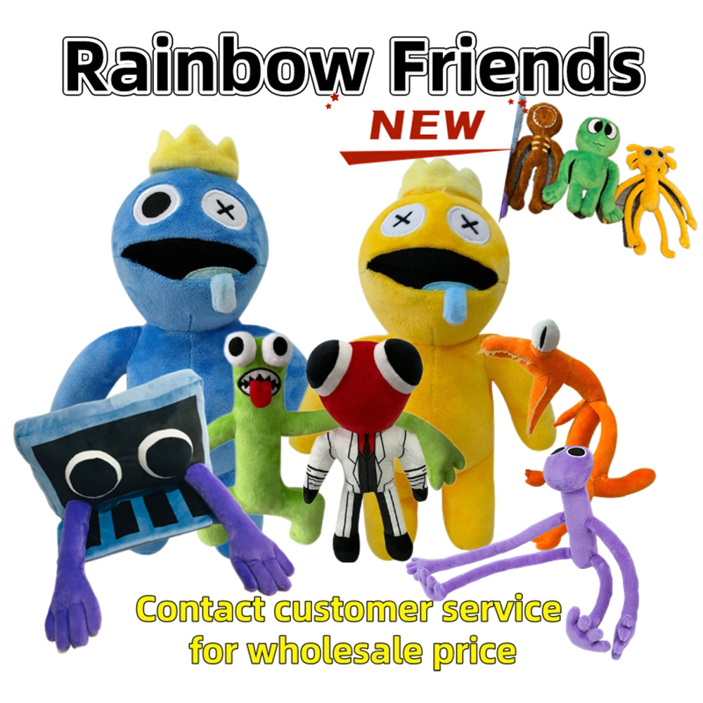 Roblox Rainbow Friends Plush Toy Rainbow Friends Chapter 2 Cartoon Game Roblox Rainbow Friends Plush Toy Rainbow Friends Chapter 2 Cartoon Game