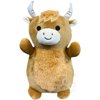 Squishmallows 14 Inch Wilfred the Highland Cow Hug Mees Plush Toy