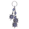 thumbnail image 3 of Cute Crystal Rhinestone Turtle Keyring Key Chain Holder Women Bags Pendant Car Decor Keychain, 3 of 4