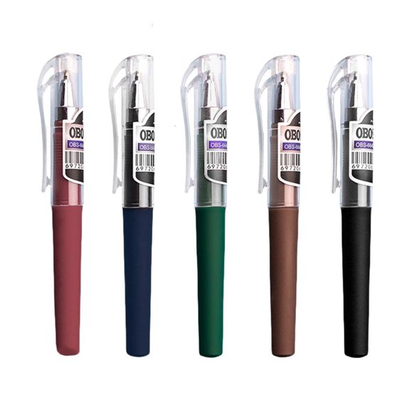 Giaone 5PCS Mini Gel Pen 0.5mm Quick Dry Black Inks Pocket Size Gel Pen For Writing