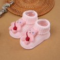 thumbnail image 2 of TOOYOU Baby Girls Socks Infant Newborn Cartoon Non Slip Socks Baby Socks With Non-Skid Soles Size 0-6 Months, 2 of 4