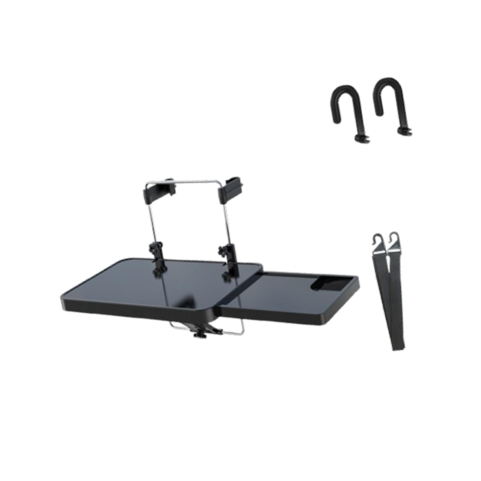 Car Steering Wheel Seat Tray Car Backseat Organizer Folding Stand Made with Durable ABS for Mobile Office and Dining
