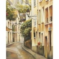 thumbnail image 2 of Hageman, Marilyn 26x32 White Modern Wood Framed Museum Art Print Titled - Montmartre II, 2 of 4