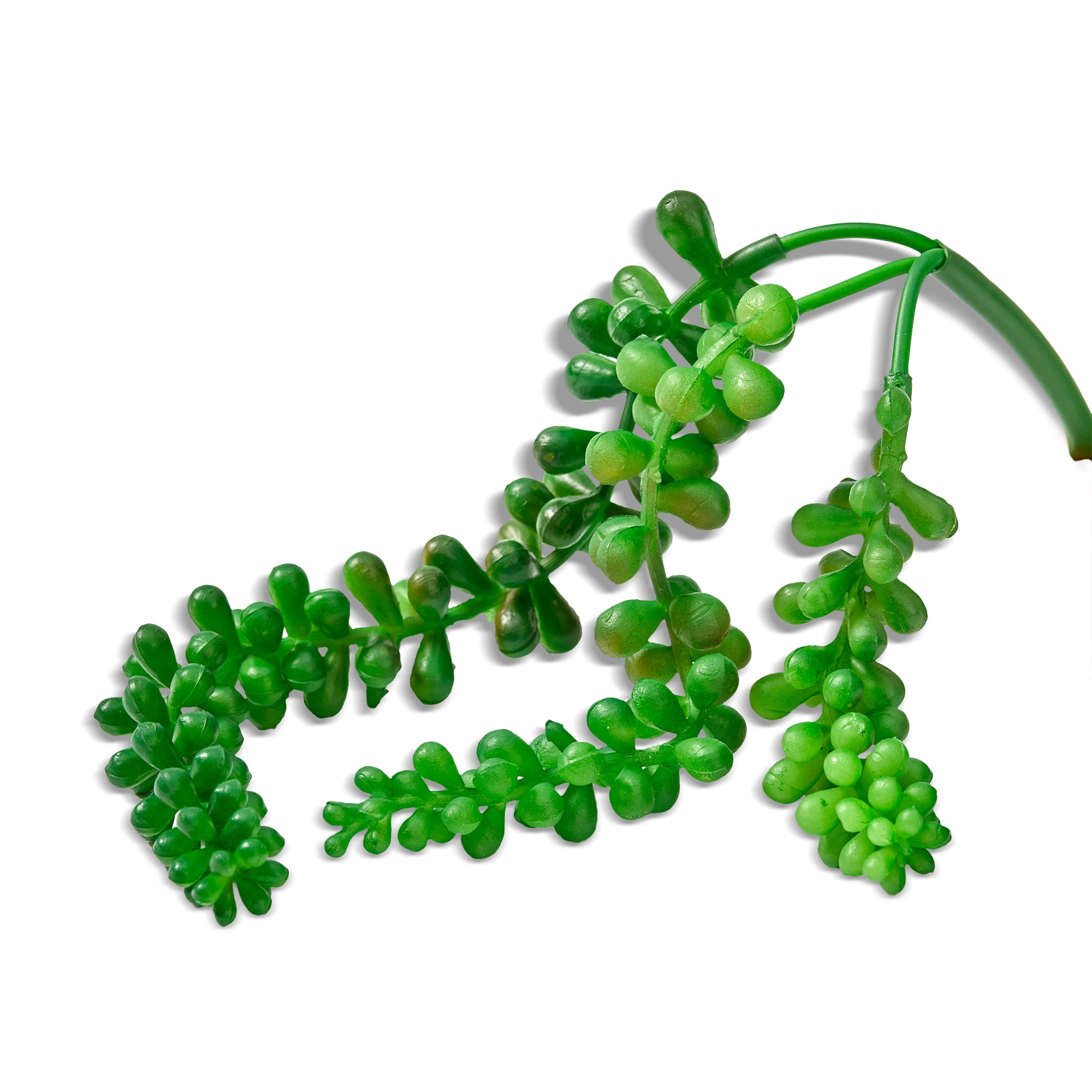(2 pack) Mainstays Artificial Succulent Pick 12 inch Dark Green String of Pearls