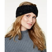 Betsey Johnson Metallic Headband (One Size, Black)