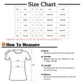 thumbnail image 3 of Pompotops T-shirt à Manches Courtes Décontracté à Col en V pour Femmes, 3 of 6
