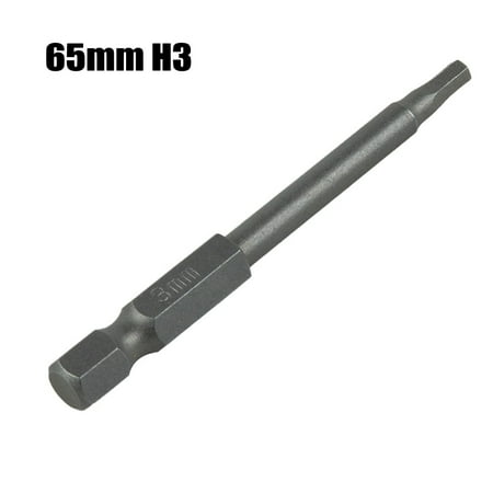 

1pc Hexagon Screwdriver Bit Quick Change Impact Driver Power Drill Length 2.55In