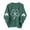 #349-Green, variant on Craaazy Women's Crewneck Long Sleeve Sweatshirts St. Patrick's Clothes Gifts