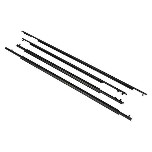 4PCS Door Window Belt Moulding Weatherstrip Window Seal Black Replacement for 2010 2011 2012 2013 2014 2015 Prius 75710-47021 75720-47021 75730-47021 75740-47021