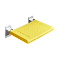 thumbnail image 4 of Asiento de ducha plegable montado en la pared, taburete de ducha, banco de ducha de baño resistente para ducha interior, espacio de ducha pequeño para Amarillo, 4 of 8