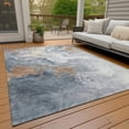 thumbnail image 3 of Dalyn Rugs Machine Washable Indoor/Outdoor Chantille Gray 2'6" x 3'10" Rug, 3 of 9