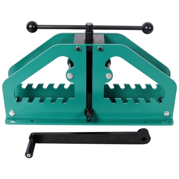 CQSXDA Manual Pipe Bender & Roller - No Dies Included, for Round/Square Tubes, Heavy-Duty Steel