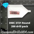 thumbnail image 2 of DMC 3721 ROUND 5D Diamond Painting Drills Beads DMC 3721 Dark Shell Pink, 2 of 3