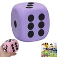 thumbnail image 2 of Large Foam Dice Color Foam Dice 3.15 Inches Big Dice For Building Educational Math Teaching Pastime Party 6 Foam Dice Anxiety Dice For Stress Rel, 2 of 4