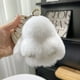 thumbnail image 2 of Llavero de Coche Suave Conejo Pompom, Colgante Hecho a Mano de Piel Falsa de 10 cm Llavero Lindo, 2 of 7