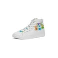 thumbnail image 5 of Glow up Gear Paint Women's Hightop Canvas Shoe, 5 of 8