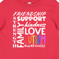 thumbnail image 4 of Inktastic Autism Awareness Love, Friendship, Support Boys or Girls Baby T-Shirt, 4 of 5