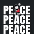 thumbnail image 3 of Mickey & Friends - Mickey Peace - Juniors Cropped Cotton Blend T-Shirt, 3 of 5