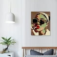 thumbnail image 4 of Nawypu  Black Woman Art Printing,Boho Black Girl Art Poster,Fashionable Black Girls'Salon Canvases Art,African American Wall Art for Home Offic Decoration Set of, 4 of 5