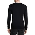 thumbnail image 2 of John Varvatos mens  Eren Wool-Blend Sweater, s, Black, 2 of 3