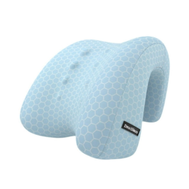 Almohada para reposacabezas de silla de oficina, cojín de apoyo para el cuello, ergonómica, cómoda para adultos, almohada de descanso para el cuello azul