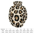 thumbnail image 2 of Beige Background Leopard Print Spots Oversized Hoodies For Men Teen Pullover With Pocket Mens Pullover Hoodie Sweatshirt S-5XL, 2 of 6