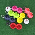 JIMING Silicone Ball Holder Dual Ball Storage Protection Carrier with