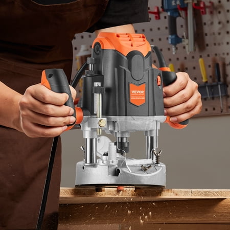 BENTISM Plunge Router Variable Speed Plunge Base Router 3-1/4 HP 12000-23000 RPM