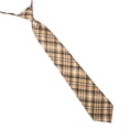 thumbnail image 1 of Uniform Tie Creative Plaid Pattern Buckle Formal Necktie Cotton Necktie for Kids, 1 of 6