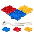 thumbnail image 1 of Dog Puzzle Lick Mat HOWGO, 3 piezas, laberinto de silicona antideslizante, 1 of 9