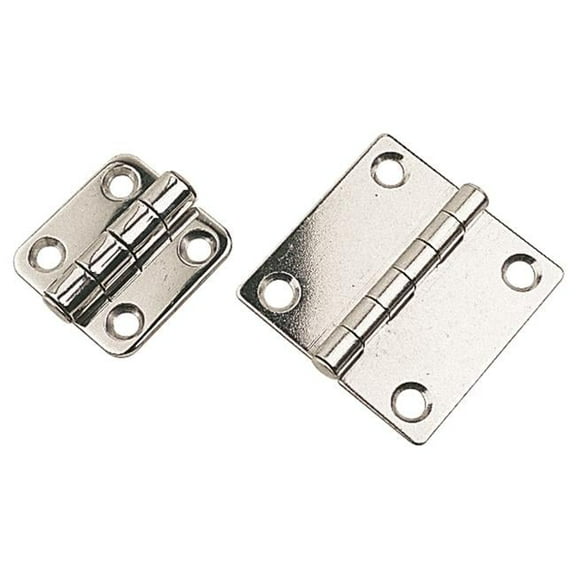 201582-1 2 x 2 in. Butt Hinge Stainless Pair
