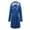 Blue, variant on Babysbule Winter Jackets for Women Women’s Solid Rain Jacket Outdoor Jackets Waterproof Hooded Raincoat Windproof