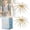 Golden Yellow, variant on 2Pc 4.13" Floating Soft Plastic Lures, Durable TPE Sea Urchin Creature Bait with Star Glitter for Bass Trout Fishing, Dark Green