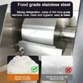 thumbnail image 2 of Kolice Commercial Automatic Shaved Ice Machine,Snowflake Ice Maker, Ice Crusher Shaver -185kgs/Day, Water Cooling,Refrigerated by Compressor, 2 of 9