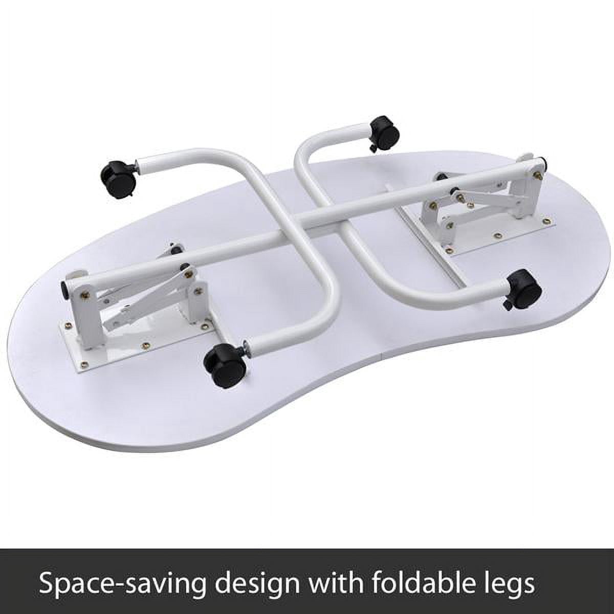 Renwick Folding Manicure Table with Wrist Cushion Bag,White