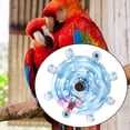 thumbnail image 6 of perfeclan Parrot Rotary Wheel Rattle Bird Toy Portable Easy to Install Interactive Toy Enrichment Toy Parrot Exercise Toy for Lovebirds Blue, 6 of 9