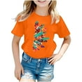thumbnail image 2 of Penkiiy Orange Shirt for Kids , Unisex Round Neck T-Shirt for Child Women for 4-16 Years, 2 of 3