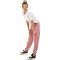 thumbnail image 3 of Women's High Waisted Sporty Gym Athletic Fit Jogger Sweatpants and Loose fit Lounge Trousers Made in USA…, 3 of 7