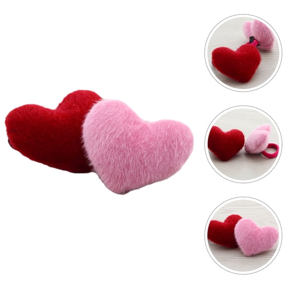 CHICHUMID 2pcs Heart Shaped Wrist Pin Cushion for Embroidery and Needlework