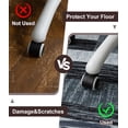 thumbnail image 2 of ChakmeOne Chair Mat for Hardwood Floor 48x60 Desk Rug Floor Protector Non-Slip & Machine Washable,Smooth Rolling for Office Chairs, 2 of 10