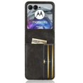 thumbnail image 5 of For Motorola Razr 50 5g Wallet Case Shockproof Leather Phone Cover, 5 of 5