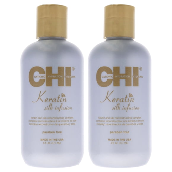 Keratin Silk Infusion by CHI for Unisex - 6 oz Treatment - Pack of 2