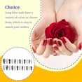thumbnail image 4 of ruzhgo Length Coffin Fake Nail Scratch Resistant Press-on Fingernails Removable Trimble Nail Tip Adjustable Manicure Stickers Girls Type 1 Type 39, 4 of 6