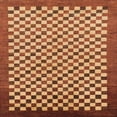 thumbnail image 1 of Ahgly Company Machine Washable Indoor Square Abstract Orange Area Rugs, 4' Square, 1 of 7