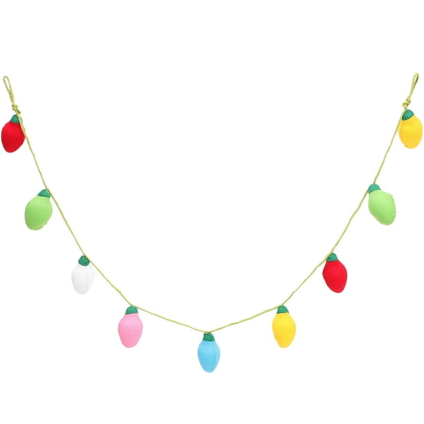 1pc Navidad DIY Punto de punto Colorado Colgante de Navidad Partido al aire libre Colgante decorativo